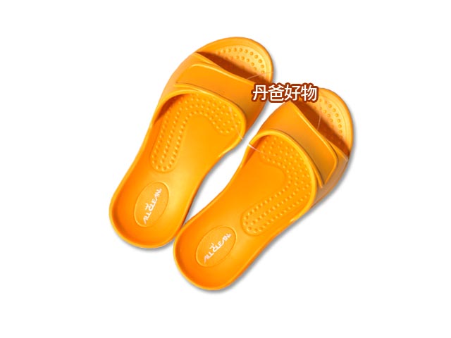 (小朋友專用)(新)EVA柔軟室內拖鞋 (22cm) 亮橘色