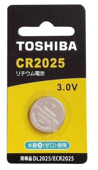 【TOSHIBA】鋰電池-CR2025(1入)(3V電壓/高精密電子儀器適 
