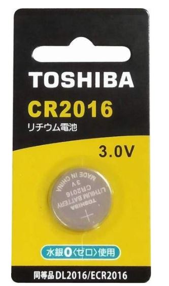 【TOSHIBA】鋰電池-CR2016(1入)(3V電壓/高精密電子儀器適 