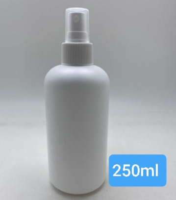 (4入裝 /250ml)HDPE[2號]白色噴瓶/化妝瓶 台灣製造ZY080( 