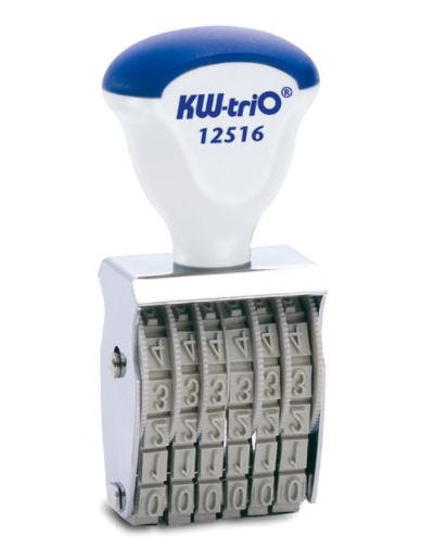 【KW-triO】(4mm/數字6位)手動數字印章  12516@事務文具  