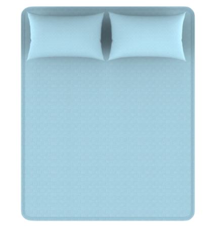 (雙人加大/附2入枕套)【H&H】抗菌釋壓床包式涼感墊.打造舒 