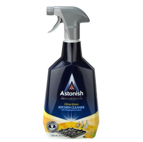 (柑橘清香)【Astonish】英國潔 速效去汙廚房清潔劑750ml( 