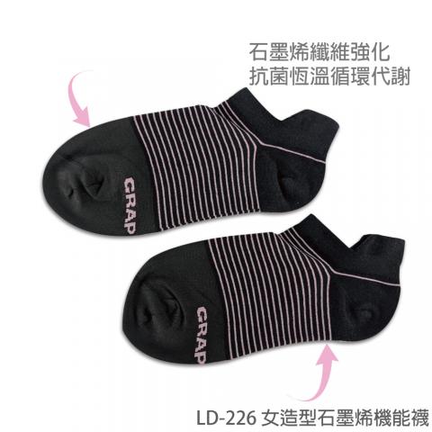 22~24cm【MORRIES 莫利仕】女造型石墨烯機能襪LD-226不挑 