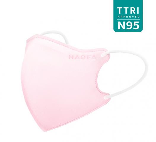 (粉紅/M)【HAOFA】N95立體醫用口罩30入氣密型99%防護立體 