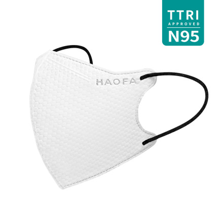 (雪狐白/XS)【HAOFA】N95立體醫用口罩30入氣密型99%防護立 