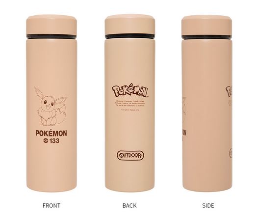(伊布/奶茶色)【OUTDOOR】寶可夢Pokemon 316不鏽鋼保溫杯 