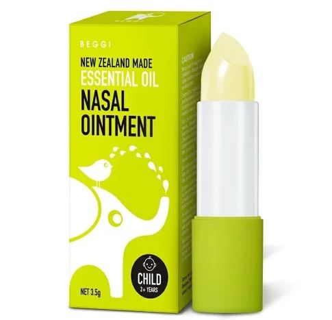 (兒童款)【紐西蘭BEGGI】麥蘆卡蜂蜜舒鼻膏外塗式3.5g 精油 