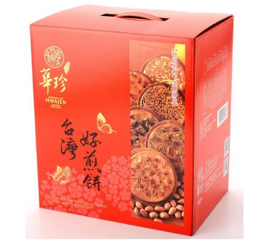 (箱購/60入)華珍 煎餅分享提盒(花生*15、南瓜子*15、黑豆 