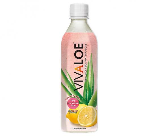 (單瓶)VIVALOE 纖薈 粉紅檸檬蘆薈綜合果汁飲料500ml @飲品 