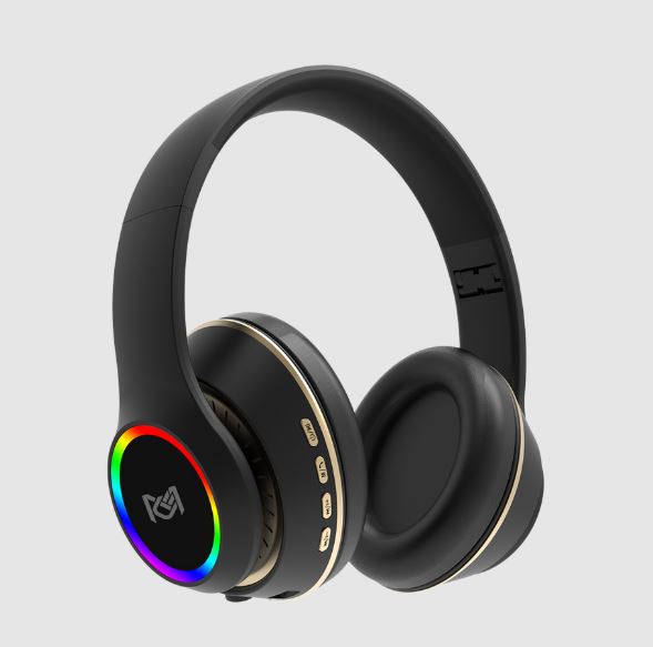 (魔幻黑) MCK科技 耳罩式藍牙耳機/藍牙5.0智能抗噪立體聲 