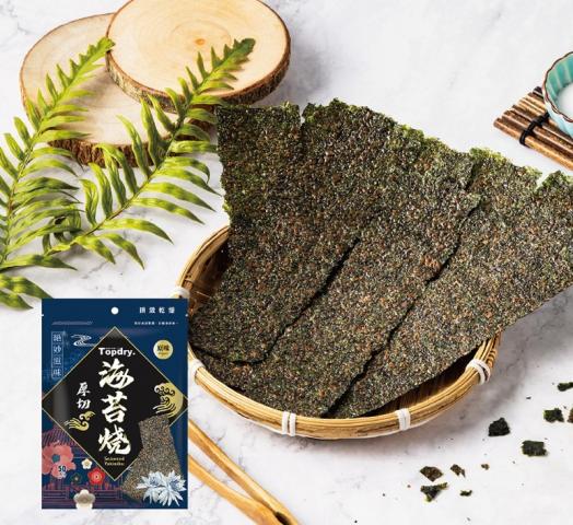 連假特惠!(原味蜜汁)頂級乾燥 厚切海苔燒50g @零食