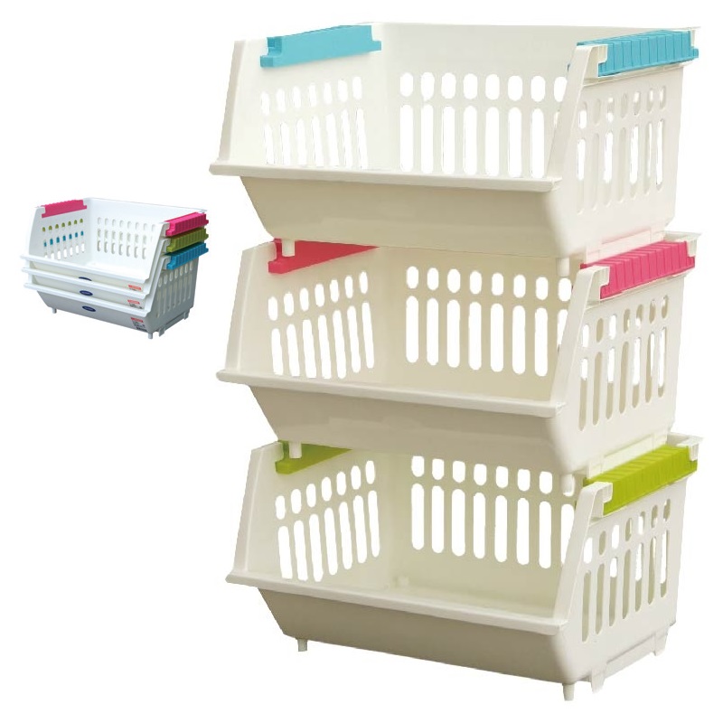 1119搶購價(不挑色) 聯府keyway 彩樣重疊籃Q3-0320 @收納 