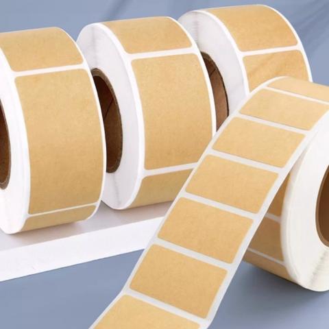 復古質感牛皮紙可撕防水標籤貼紙(200貼/卷/20*40MM)