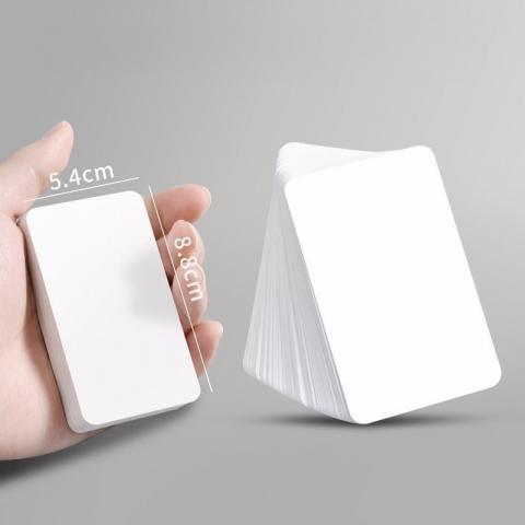 125搶購價(100張入/部分盒損不影響使用)簡約空白單字卡／ 