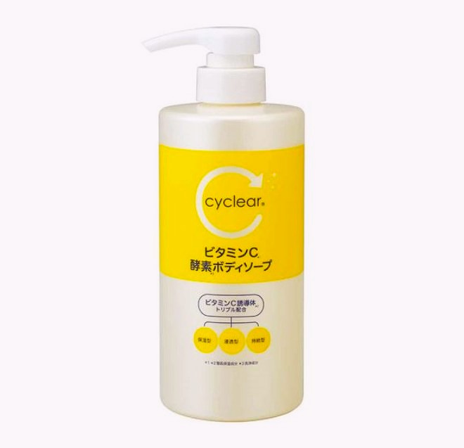 【日本熊野】cyclear維他命 沐浴乳500ml/瓶 @身體清潔沐浴 