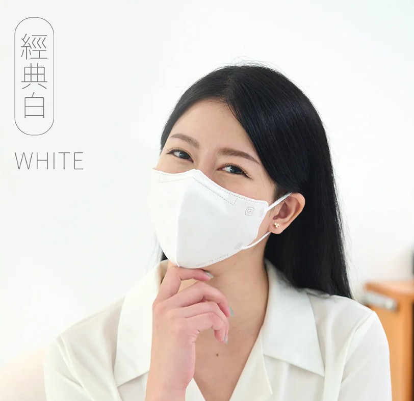 (M尺寸/經典白/30入)台灣【匠心】可回收 立體醫用口罩 耳 