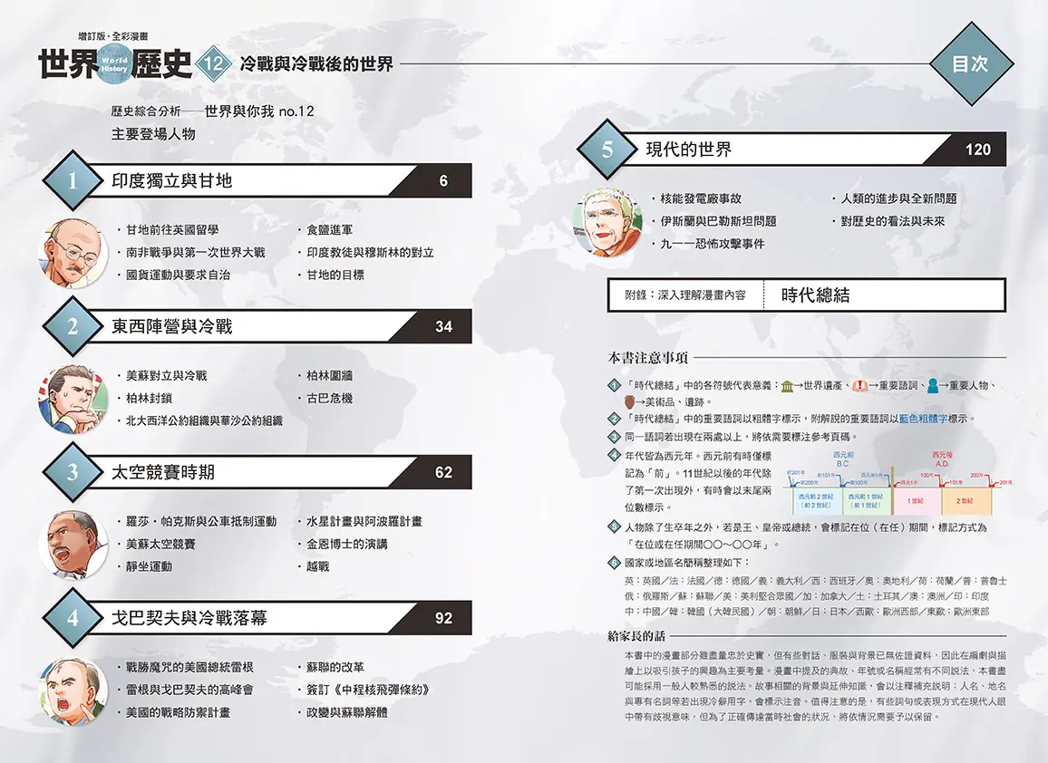 知識學習漫畫 史地