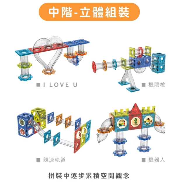 遊戲書磁鐵書 拼裝建構片