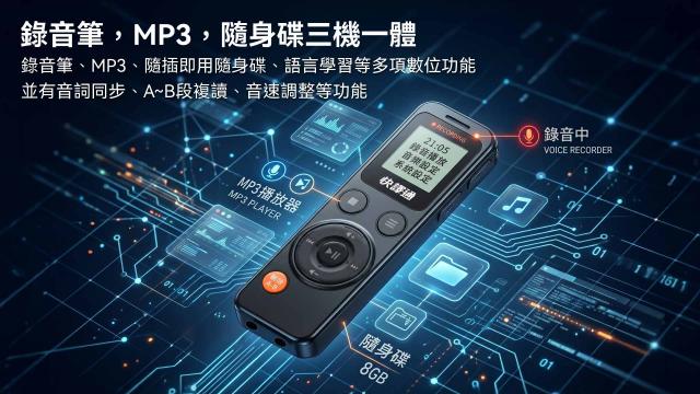 翻譯筆錄音機