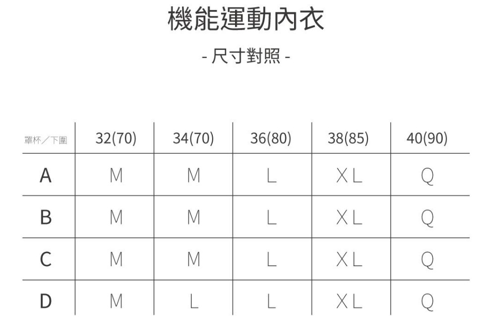 運動內衣