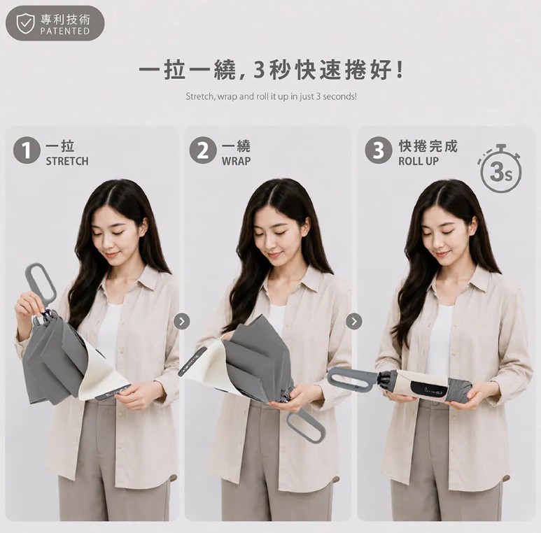 雨傘陽傘直傘摺疊傘