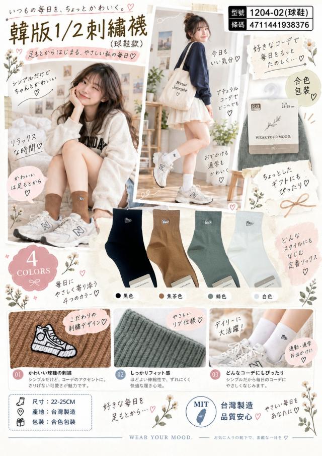襪子短襪長襪船型襪
